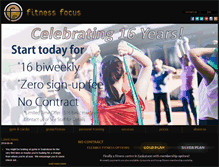Tablet Screenshot of fitnessfocus.ca